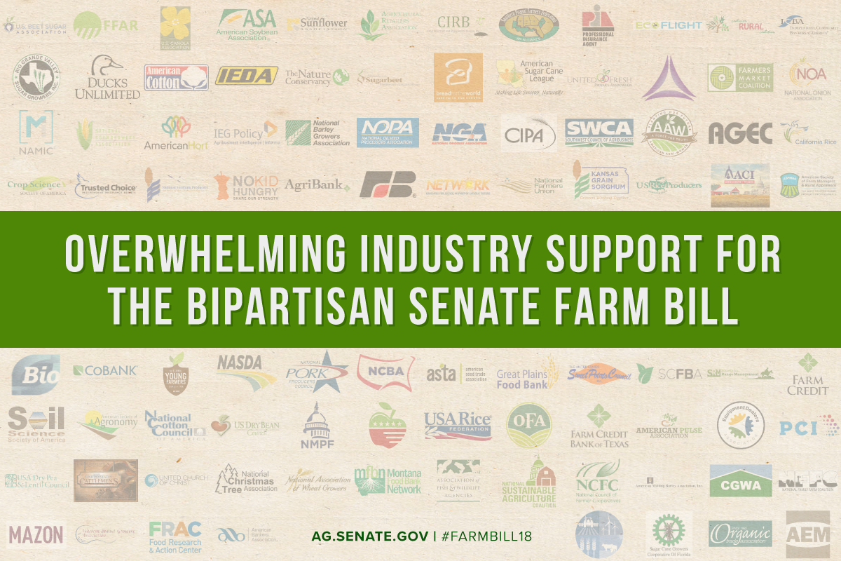 Senate Farm Bill Industry Support